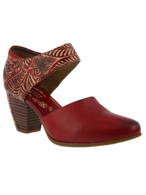 L'Artiste Spring Step Toolie Mary Jane Pump HandPainted New SIZE 38 US SIZE 8